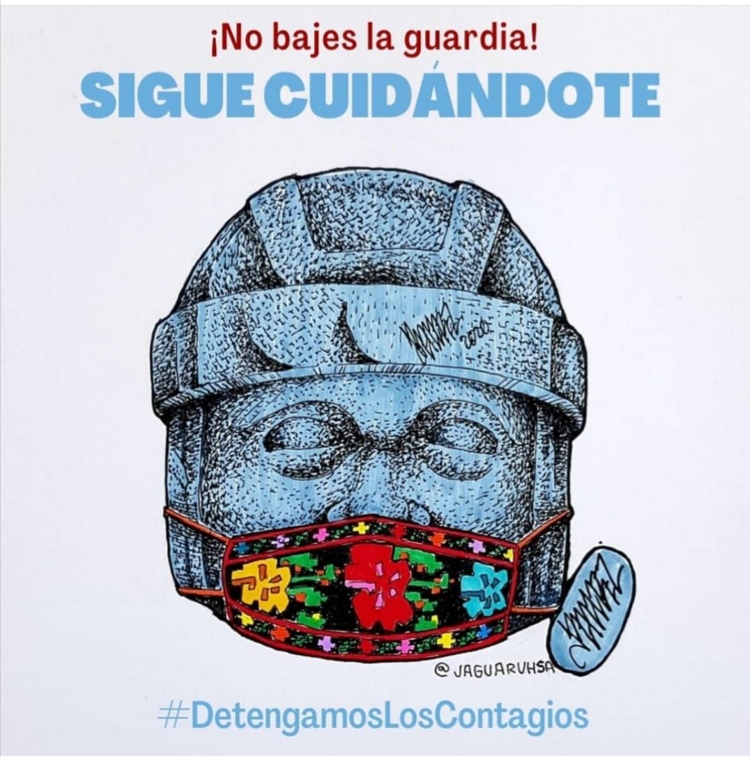 Maxitipos's tweet image. ¡A seguir cuidándonos! Sin bajar la guardia, evitemos los contagios.

Ilustración:
José Ramírez
artista plástico
@jaguarvhsa