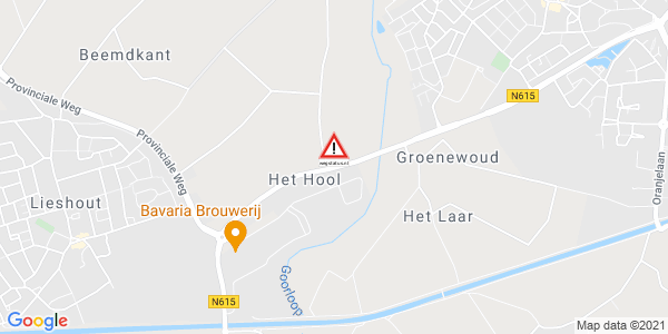 Melding ongeval Donk