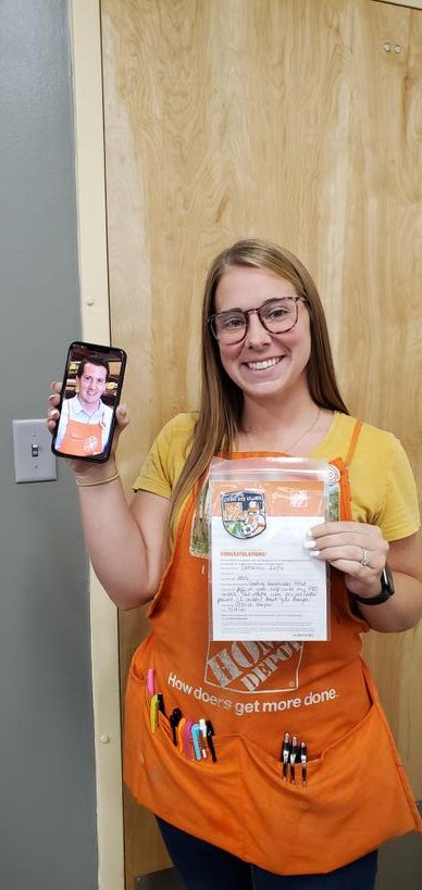 Jessica wanted to recognize <a href="/HDLutz/">Cameron Lutz</a> for all his help getting product for our pro customers!  Thank you Cameron!!  <a href="/HDLutz/">Cameron Lutz</a> <a href="/HouleHeather/">HeatherHouleTHD</a> <a href="/jody_delicato/">Jody Delicato</a> <a href="/HomeDepotEast/">HomeDepot Evansville</a> <a href="/Linville2003/">Patrick Linville</a> <a href="/Jessica_HD_2003/">Jessica Naylor</a>