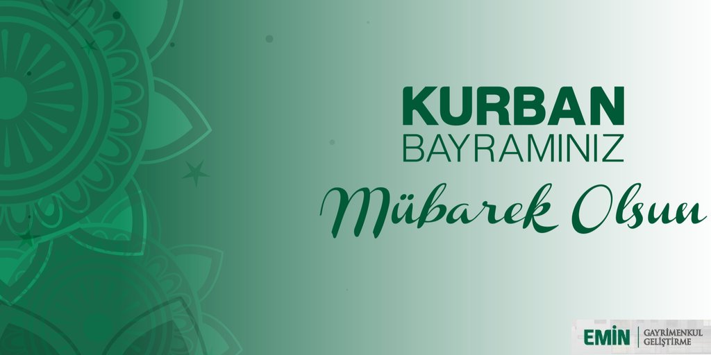 Kurban Bayramı'nın tüm İslam alemine hayırlı olması ve güzelliklerini katması ümidiyle.
Hayırlı Bayramlar. 

#KurbanBayramı #HayırlıBayramlar