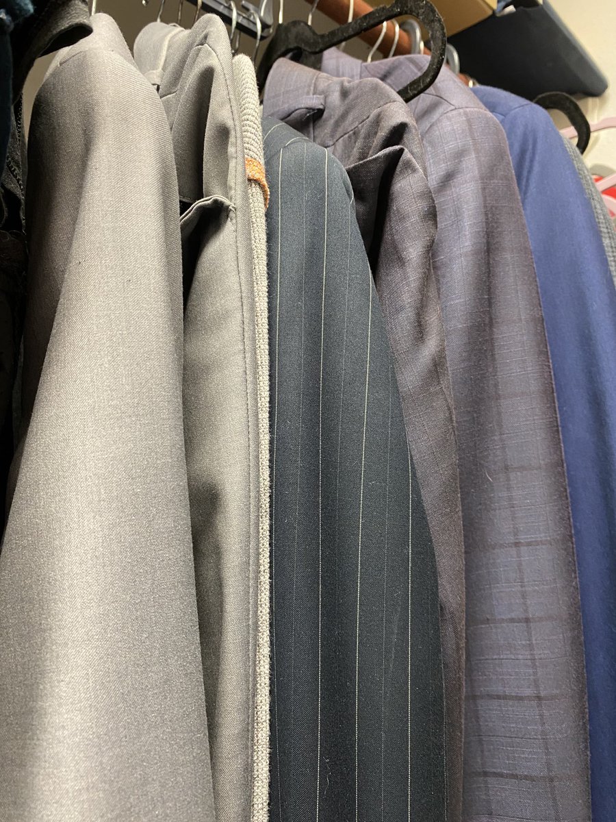 Struggling finding my business clothes for tomorrow’s trip after 17 months of work from home...what shirt did I use to combine these pants with?