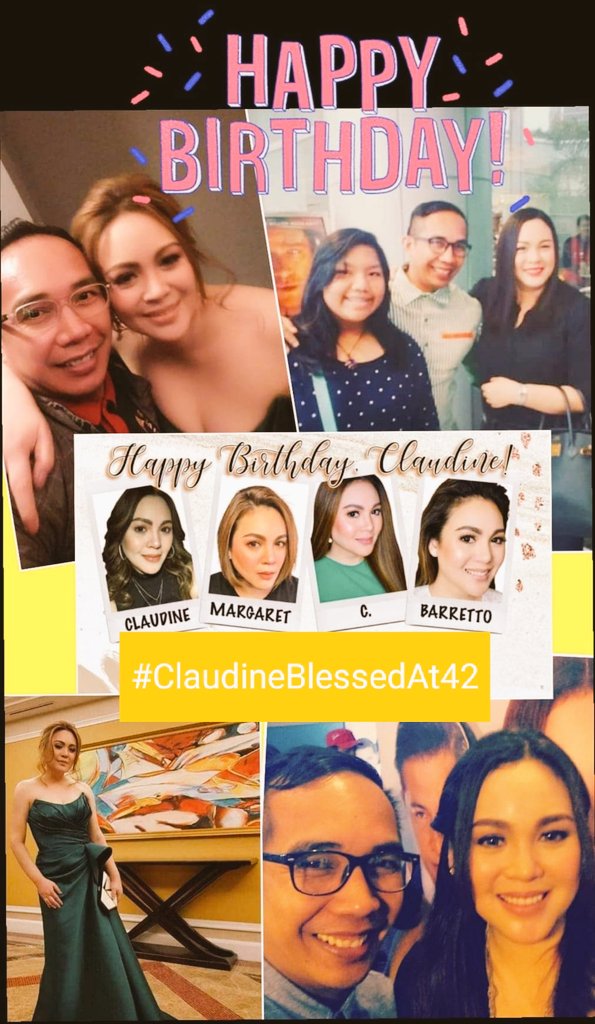 ErnaniElep's tweet photo. Happy Happy Birthday🎂🎂🎂 to my beloved queen Ms.Claudine Baretto ❤❤❤. May you have more birthdays and blessings to celebrate.
See you soon😍😍😍
#ClaudineBlessedAt42
#HappyBirthdayClaudineB https://t.co/o8kbIfSiTa
