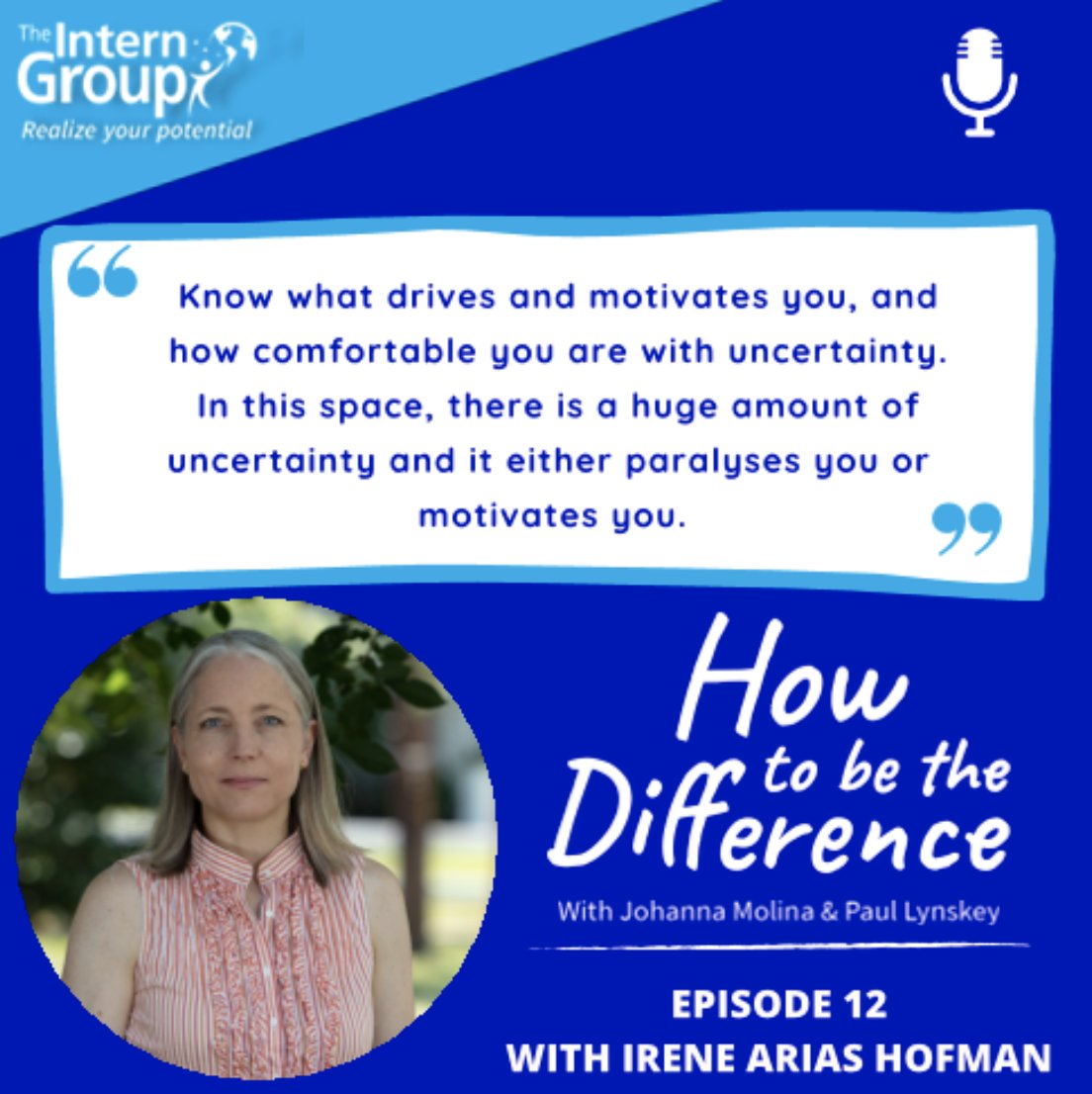 Tune into a new episode of the How to be the Difference Podcast, where I share my personal career journey and give some advice on what I found most helpful along the way in 25+ years of experience working with multilateral organizations on #techinnovation. lnkd.in/d2aBiU5