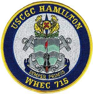 UGAFanTim's tweet photo. Found a patch of the ship I served on in the @uscg

CGC Hamilton (Boston MA)

#USCG #USCGCHamilton #WHEC715 #SemperPrimus 
#SectorBoston @USCGNortheast #Boston #SemperParatus https://t.co/CgGyGkg0fk