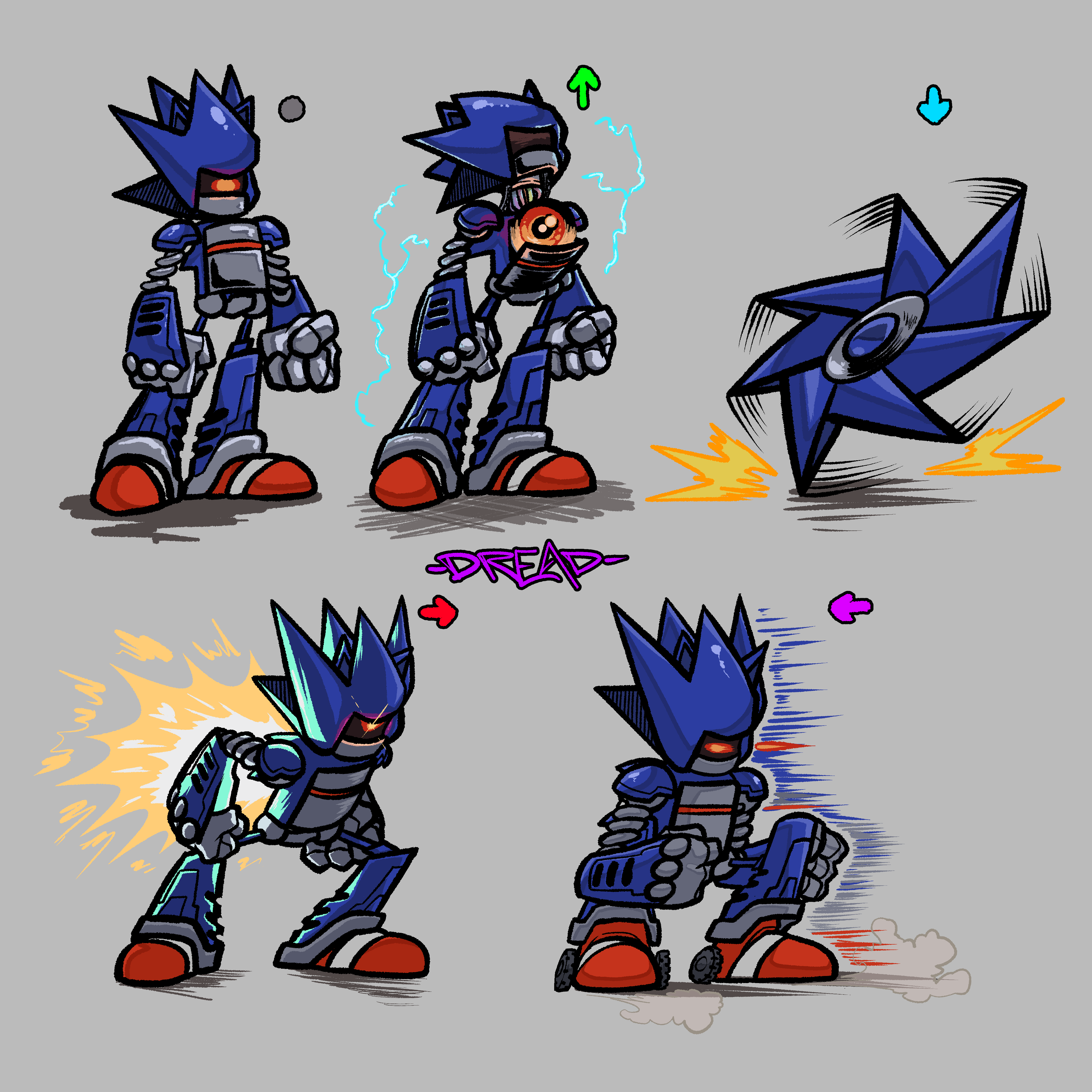 DREAD - on X: RT @Dreadish: Saw that one SMBZ Mecha sonic mod