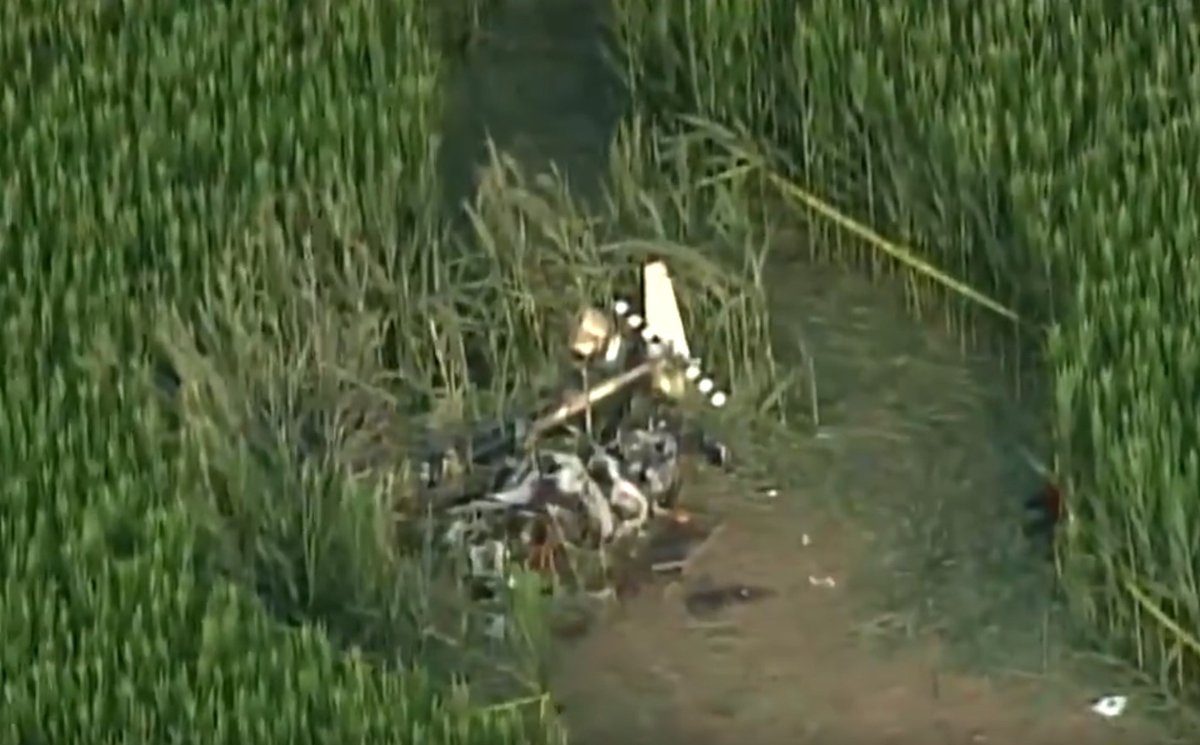 UPDATE: A crop duster pilot was killed in a fiery helicopter crash northeast of Rochester Monday afternoon. | https://t.co/bjLAT6R2oH https://t.co/rBXAZMzJvJ