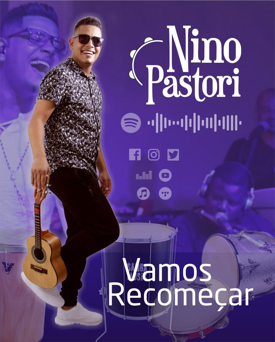 AndersonNino_'s tweet photo. Ouça minha música “Vamos Recomeçar”, lançamento nas rádios de todo o Brasil. Deus abençoe, Nino Pastori. Na bio tem o link pra me ouvir, me assistir e me seguir! #NinoPastori
#samba #pagode #producao #eventos #showaovivo #contratashow #booker #agendashow #booking #promoter https://t.co/GtdkpzUMIs