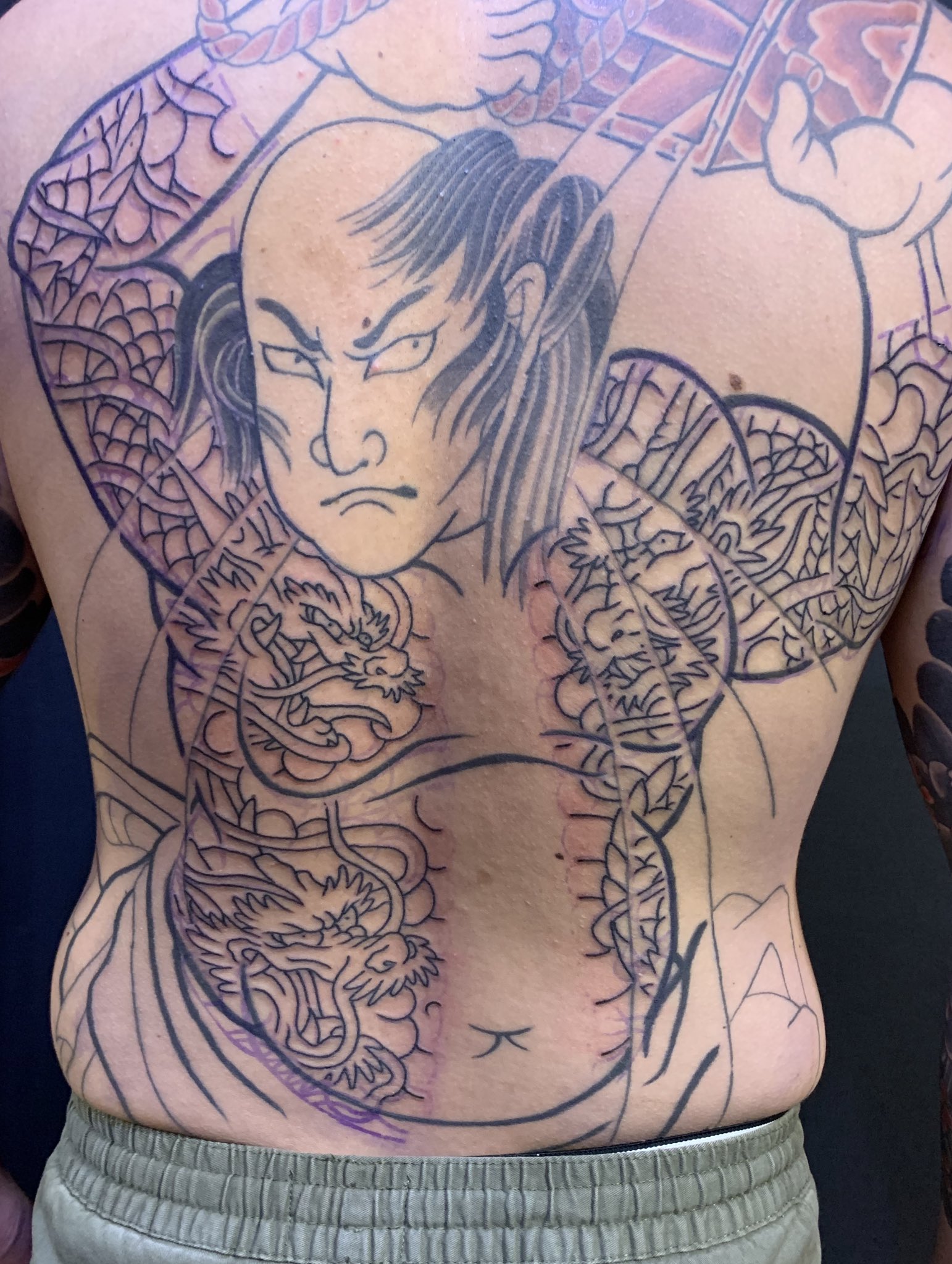 Rei Tattoo 彫零 彫綾 Rei Tattoo レイタトゥー 神奈川 相模原 町田 八王子 相模大野 橋本 刺青 彫物 彫り物 入れ墨 タトゥー Tattoo Art Tattoos 団七九郎兵衛 二重彫り T Co B64x8af2cw Twitter