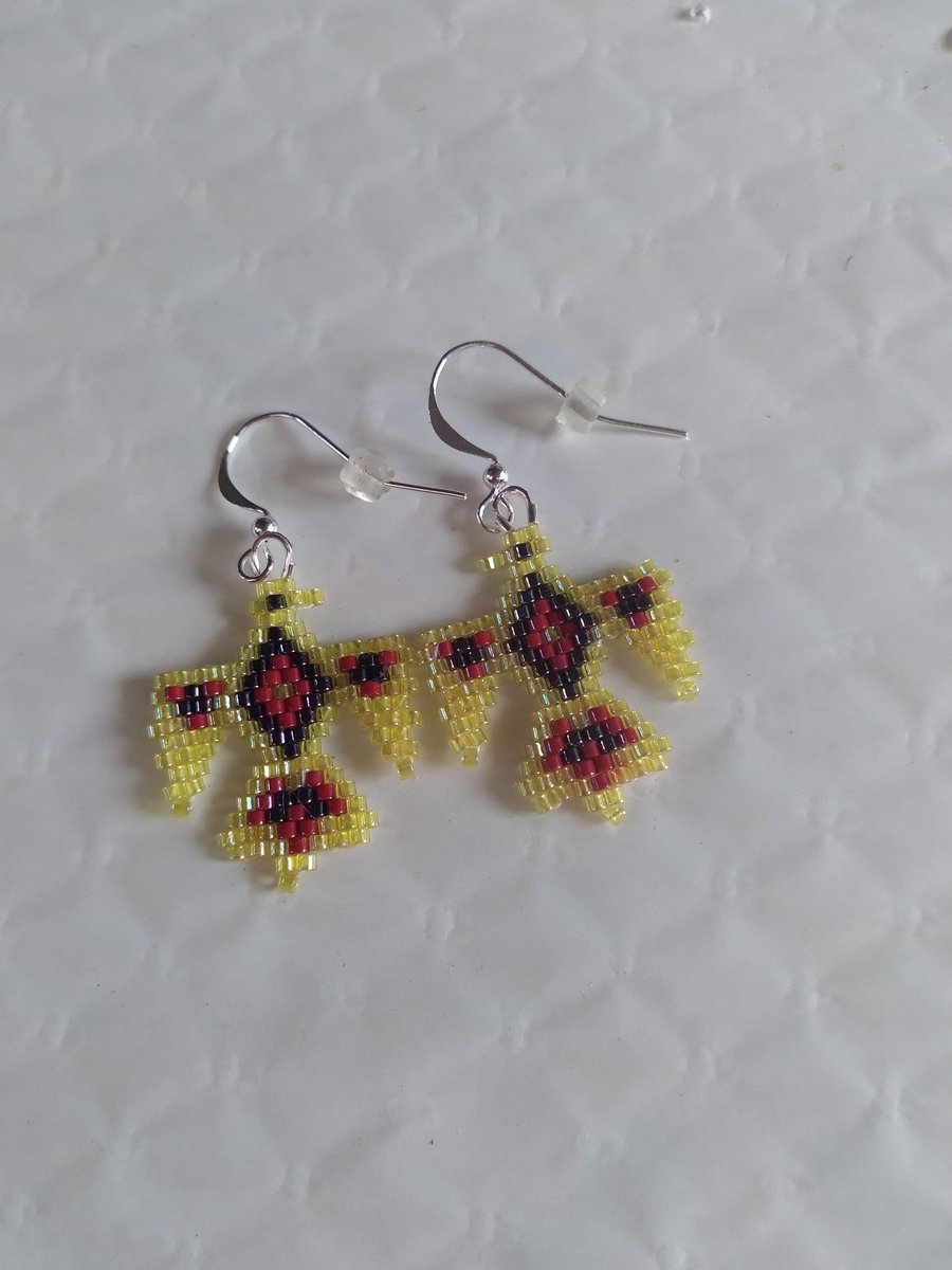 DeniseDavis60's tweet image. Another project done.  Loving these #Thunderbird earrings.   #NativeFusion on #FB