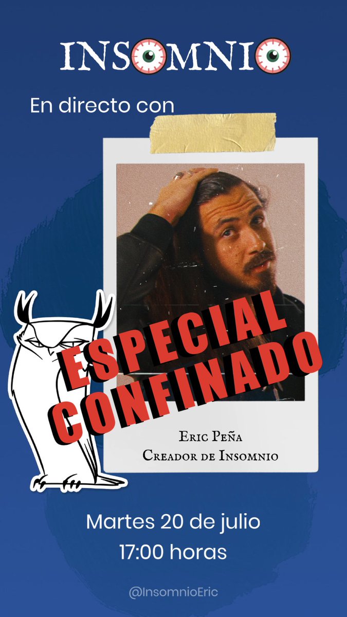 InsomnioEric's tweet photo. Por cierto…mañana tendremos un directo espesssial! Con “s”! A lo canario 
Nos vemos en Instagram https://t.co/2TRvr7DR3O