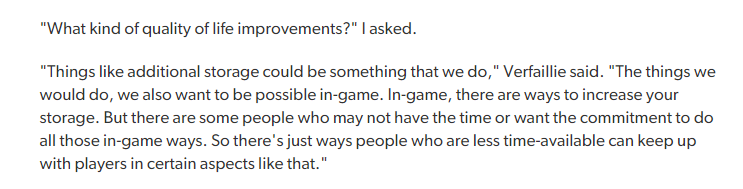 InstantDlvry's tweet photo. @playnewworld 

I hope you guys are not considering selling storage slots.  That would be a deal breaker for a lot of people. This article is concerning.

https://t.co/PPgHvWQWN7 https://t.co/NBED7lSRFx