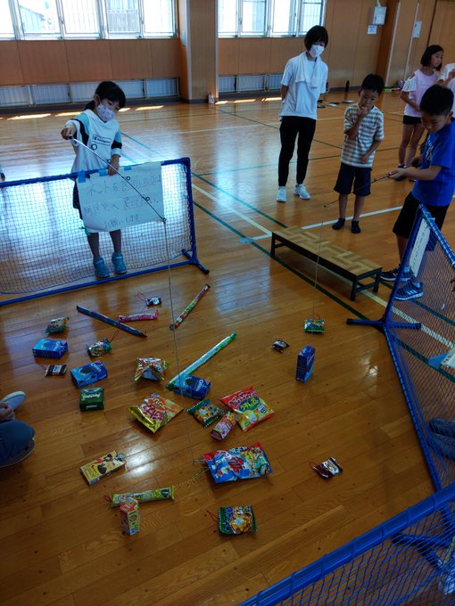 小さな子供でもできる お菓子つり の作り方と必要なもの 子供会で盛り上がるゲーム集