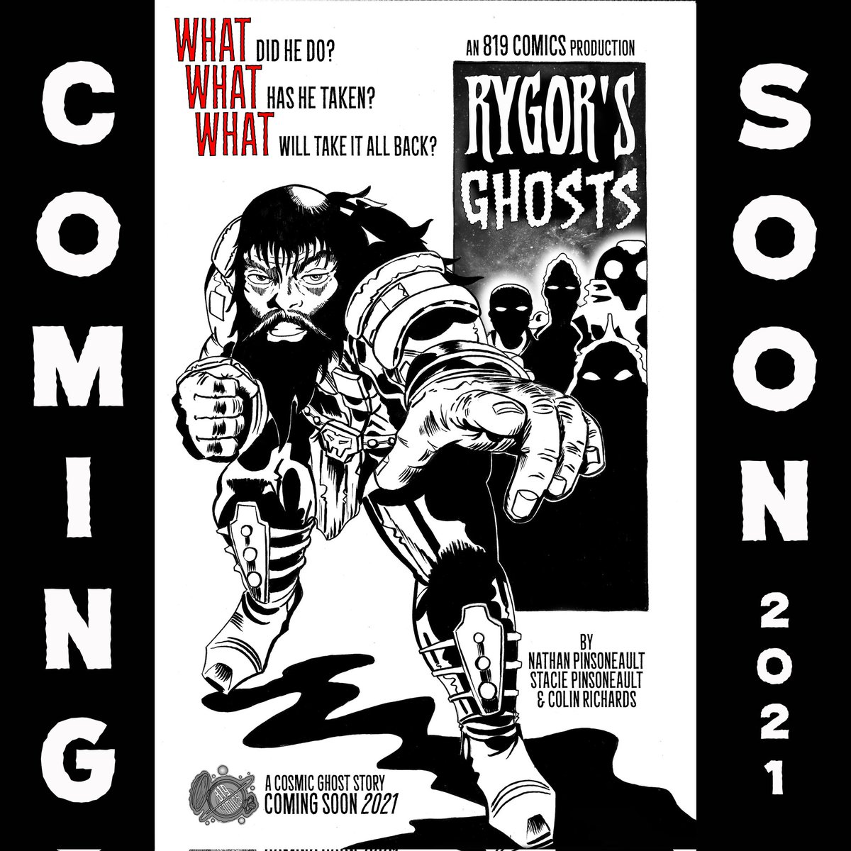 819Comics's tweet photo. After four LONG months of hard work...

...here's a peek of our latest production. ⚔👻

#COMINGSOON 
#Rygor 
#ghosts 
#RygorsGhosts 
#819comics https://t.co/rLngOaoo6J