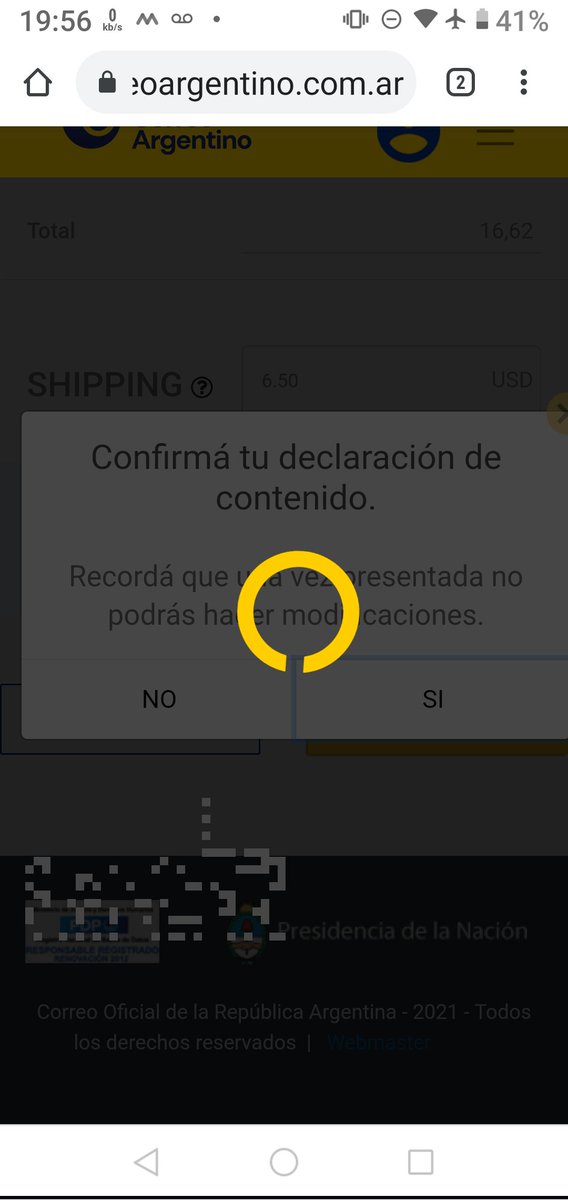 fcassia's tweet photo. Y finalmente pasó. Agregaron "categoría" y "sub categoría" a #epago y lo rompieron. Al momento de ingresar la declaración da "error general".
cc/@KamradLegasov @luisgraziano https://t.co/aLVJ9a90WC