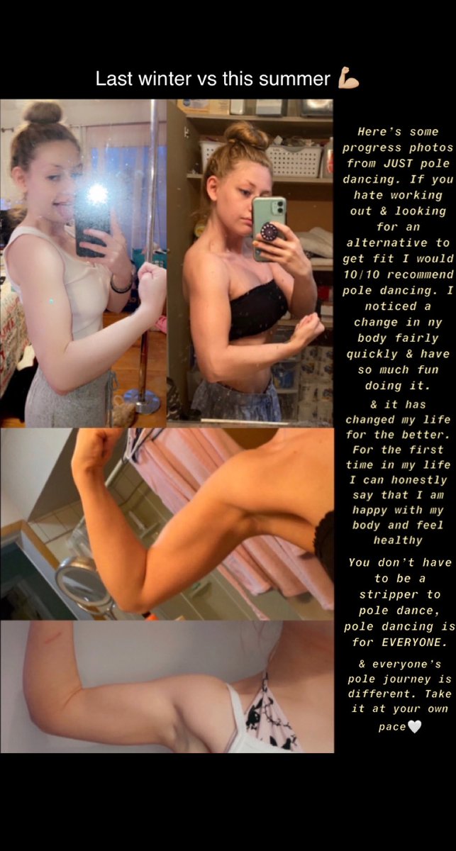 catcarmack's tweet photo. Last winter vs this summer💪🏼 

I do not diet. 
I do not go to the gym.
Just doin what I love 🤍 https://t.co/4PeivYTvXZ