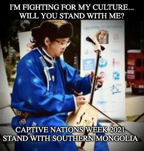 Protect the #Mongol culture. Do not let the CCP destroy it.  #CaptiveNationsWeek2021 #StandwithSouthernMongolia #CaptiveNations #SouthernMongolia