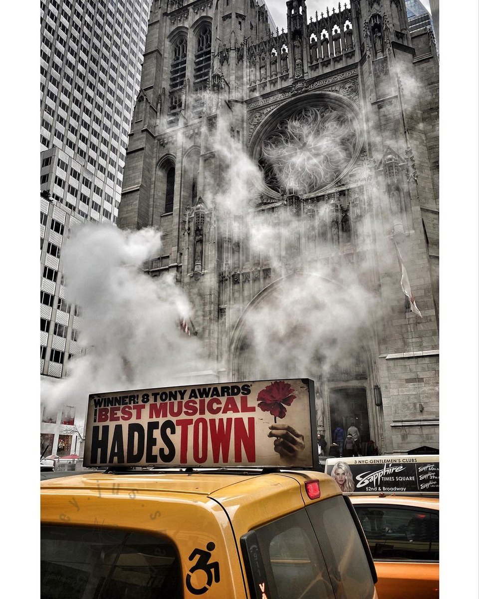 hadestown's tweet photo. NYC is getting ready for the return of Hadestown. (📸: barley_jus_snaps / Instagram) https://t.co/3swI2CcIAC