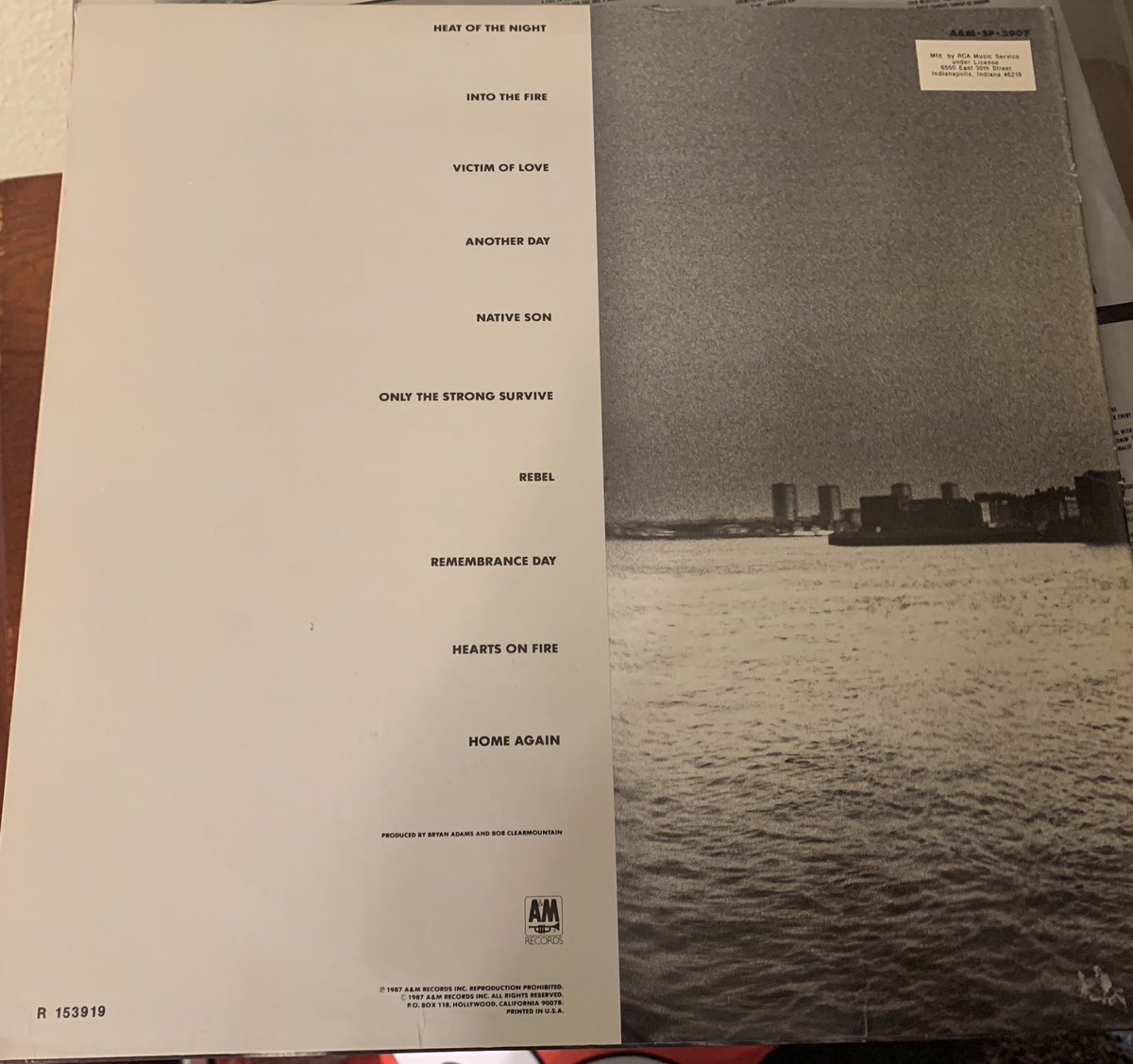 DadsAlbums's tweet image. It’s our favorite #vegan. @bryanadams! #IntoTheFire