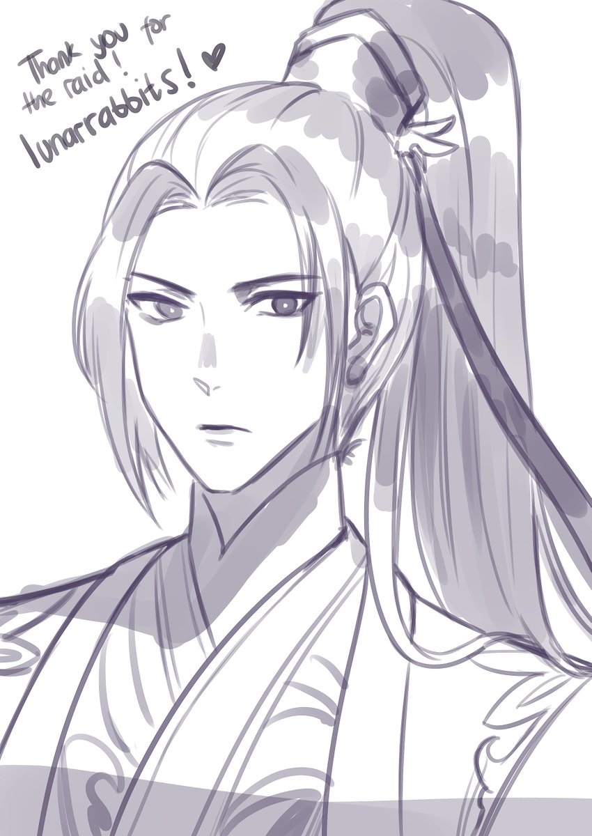 ty for the raid @lunar_rabbits <3 <3 <3 ty for the opportunitu to draw this uncle hehehe <3 