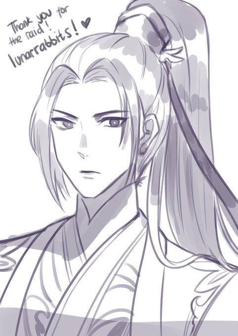 ty for the raid @lunar_rabbits <3 <3 <3 ty for the opportunitu to draw this uncle hehehe <3 