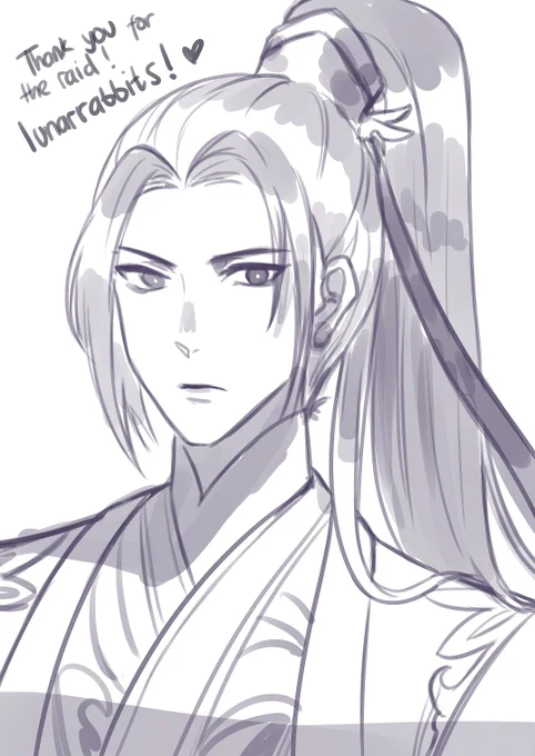 ty for the raid @lunar_rabbits <3 <3 <3 ty for the opportunitu to draw this uncle hehehe <3 