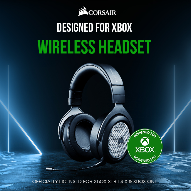 CORSAIR HS75 Xbox Headset | Game Better With Freedom of Wireless, Dolby ATMOS, and Ultra Comfort Headset from Corsair

👉 ow.ly/8Gbv50Fywuu

#Wireless #GamingHeadset #Xbox #HighQualityAudio #HS75 #DolbyAtmos #CorsairGaming #DetachableMicrophone @CORSAIR