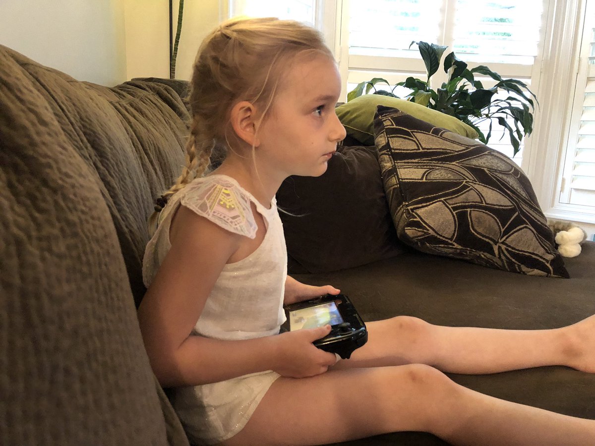 GinaLBruno's tweet photo. Jamie has learned to drift in Mario Kart at 5 years old and I’m so proud 🥺 #focusface https://t.co/fQaMU7BCTd