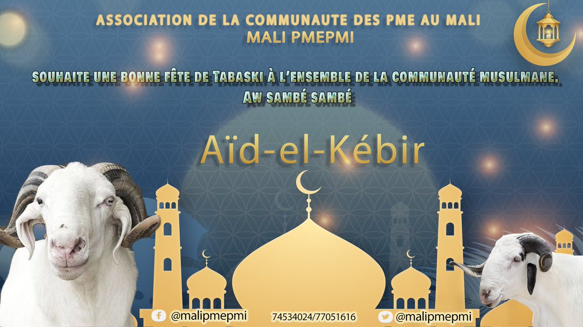 Eïd-el-kebir à la communauté musulmane.