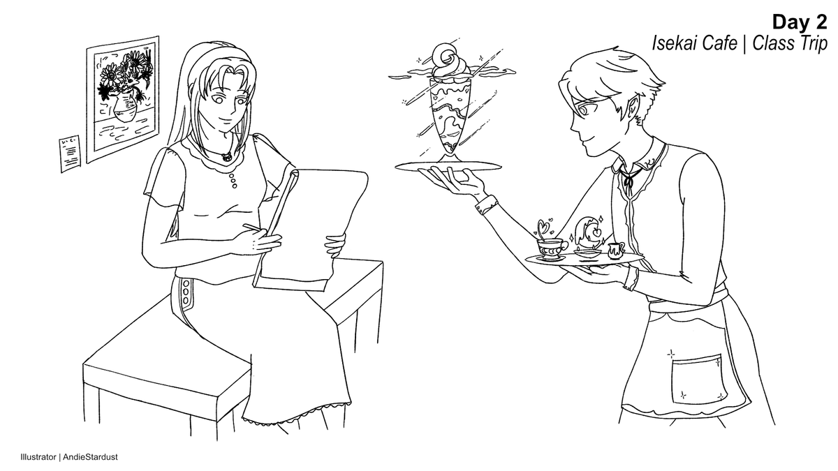 gsnkweek's tweet photo. GSNK Week - Day 2
Isekai Cafe | Class Trip
#gsnkweek #gsnk #月刊少女野崎くん https://t.co/6s8RXcoXFC