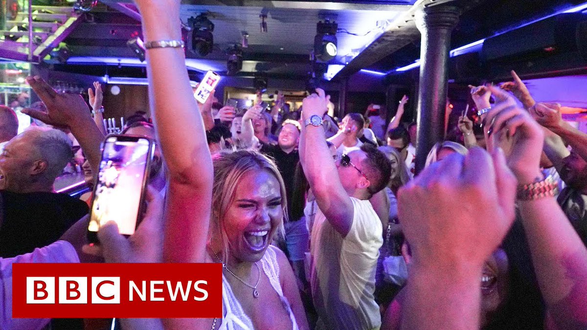 Nightclubs reopen in England after Covid restrictions lift - BBC News dlvr.it/S433Pq