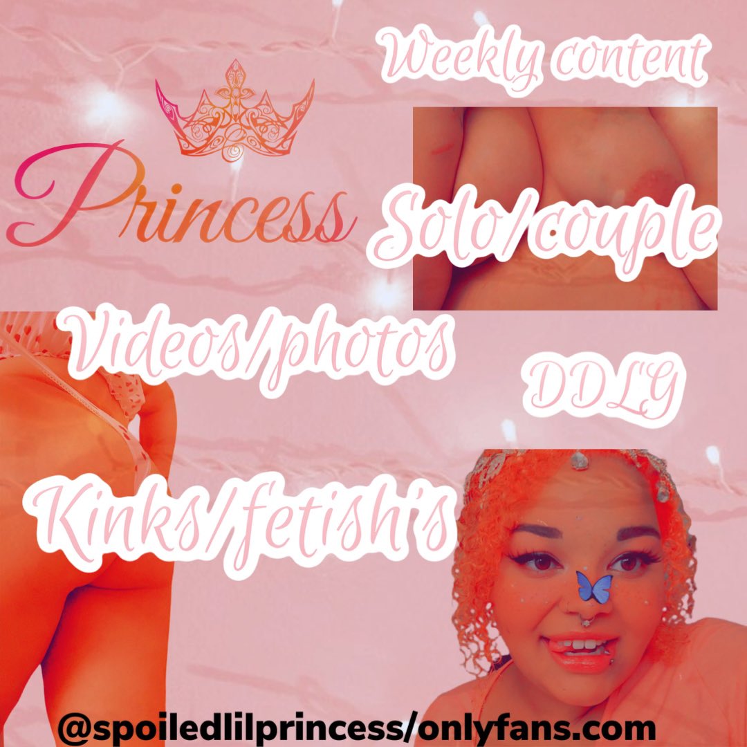DestinePrincess's tweet photo. @OnIyFansNewbs 🔞Come check out your SPOILED LIL PRINCESS👑
💋 solo play 💋
👑DDLG content👑
-pictures/videos-
-kinks/fetish- 
Light skinned brown eyed 👀
Alternative chubby baby girl w/ a PHAT ASS
Check out my private page https://t.co/XIpXYX3FPi 
Free page- https://t.co/y7abD31Y6L https://t.co/UrjE5nh327