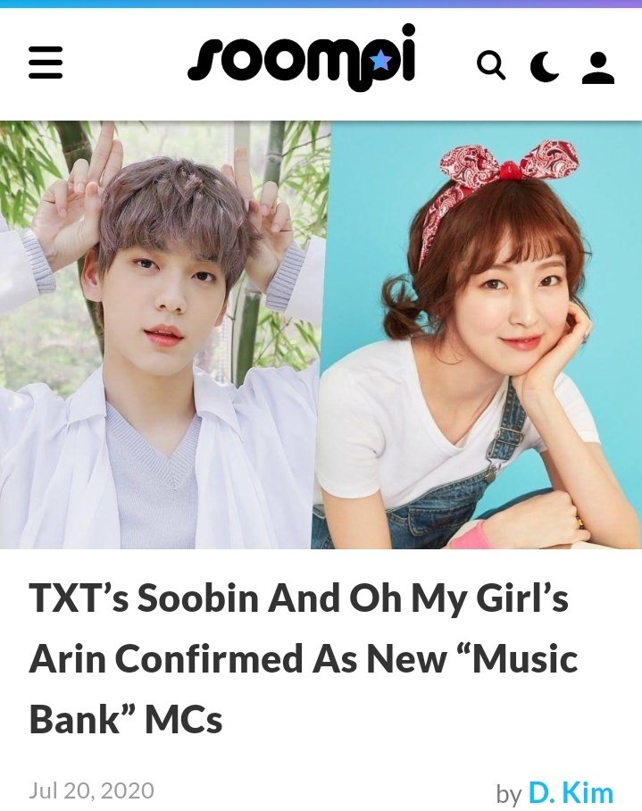 It's been a year since they announced @TXT_members #SOOBIN and @WM_OHMYGIRL #ARIN as the New MuBank MCs

@KBSMusicBank Please extend their Contracts 🙏🥺