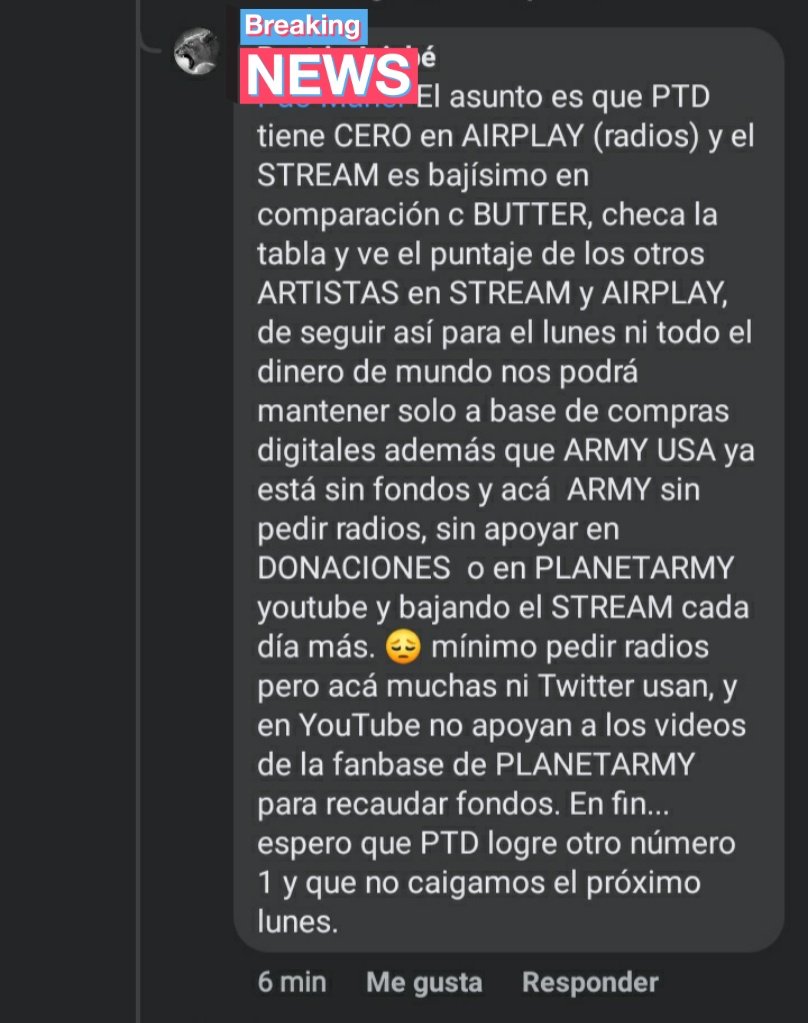 Samanthaherdezm's tweet photo. NIÑAAAAAAAAAAAAAAAAS NO DESCUIDEMOS A PTD PORFAVOR, NO NOS PODEMOS DAR ESE LUJO NI UN SOLO DÍA #BTSARMY #BTS_Butter #BTS #PermissiontoDance #PermissionToDanceNo1OnHot100 #PermissionToDance2ndWin #BTSWorldDomination #ARMY #ARMY_MEMBERSHIP #ARMY #VMA #VAMAS #VMAs https://t.co/PPV5NtpUwL