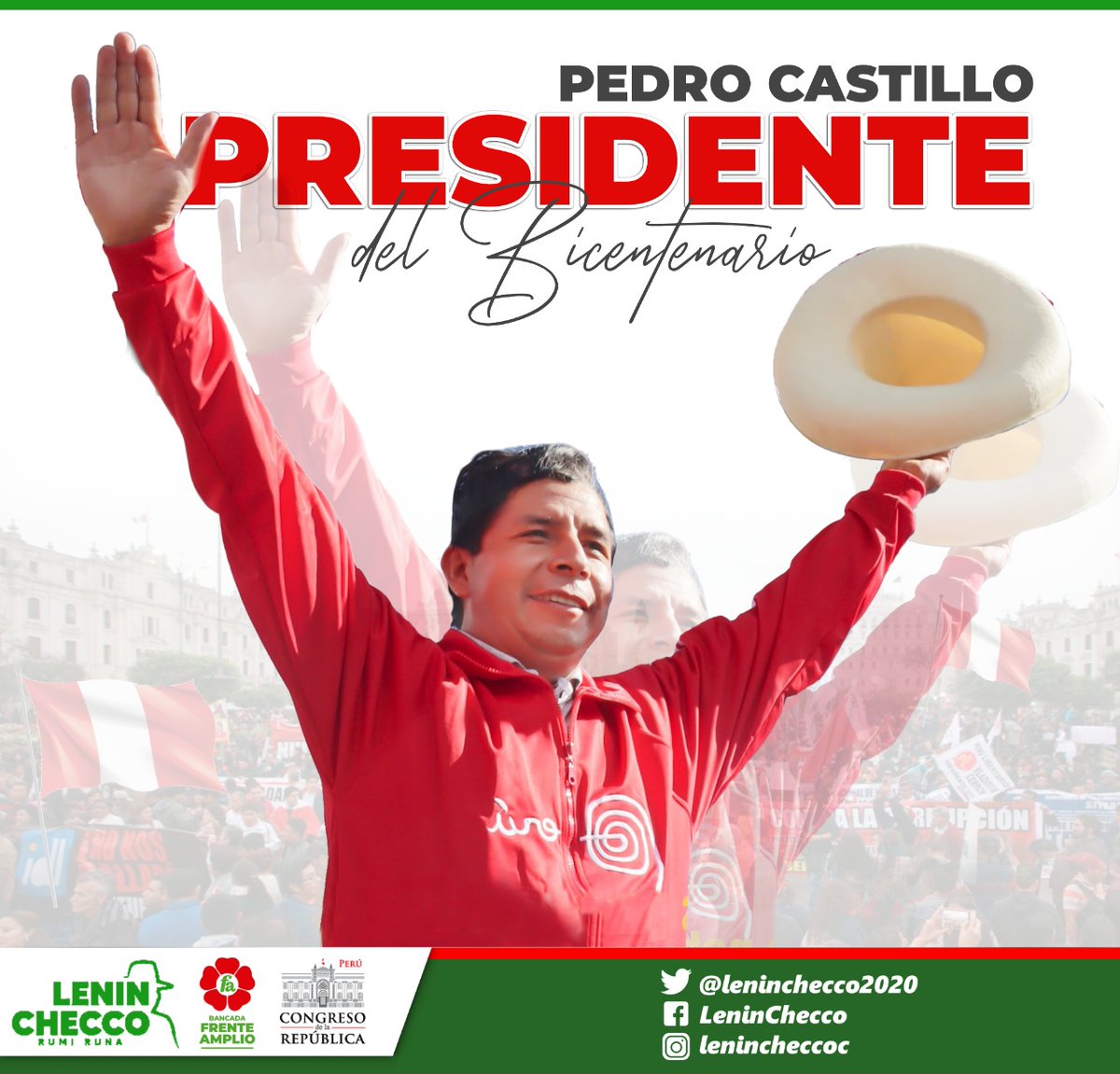 Saludo al Presidente del Perú, un ciudadano de a pié como la mayoría de nosotros. ¡¡¡VIVA EL PERÚ!!!