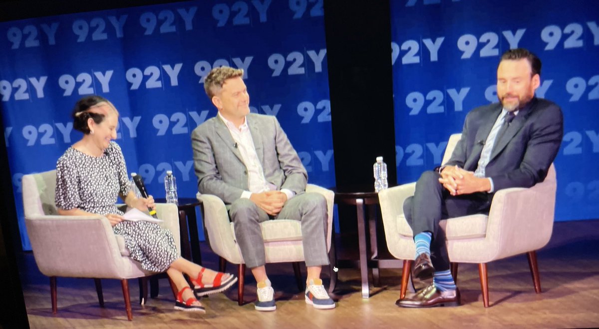 Monica1236's tweet photo. They have started! @92Y - @VancityJax and #PatrickMacmanus #DrDeath https://t.co/zWS7KAbywK