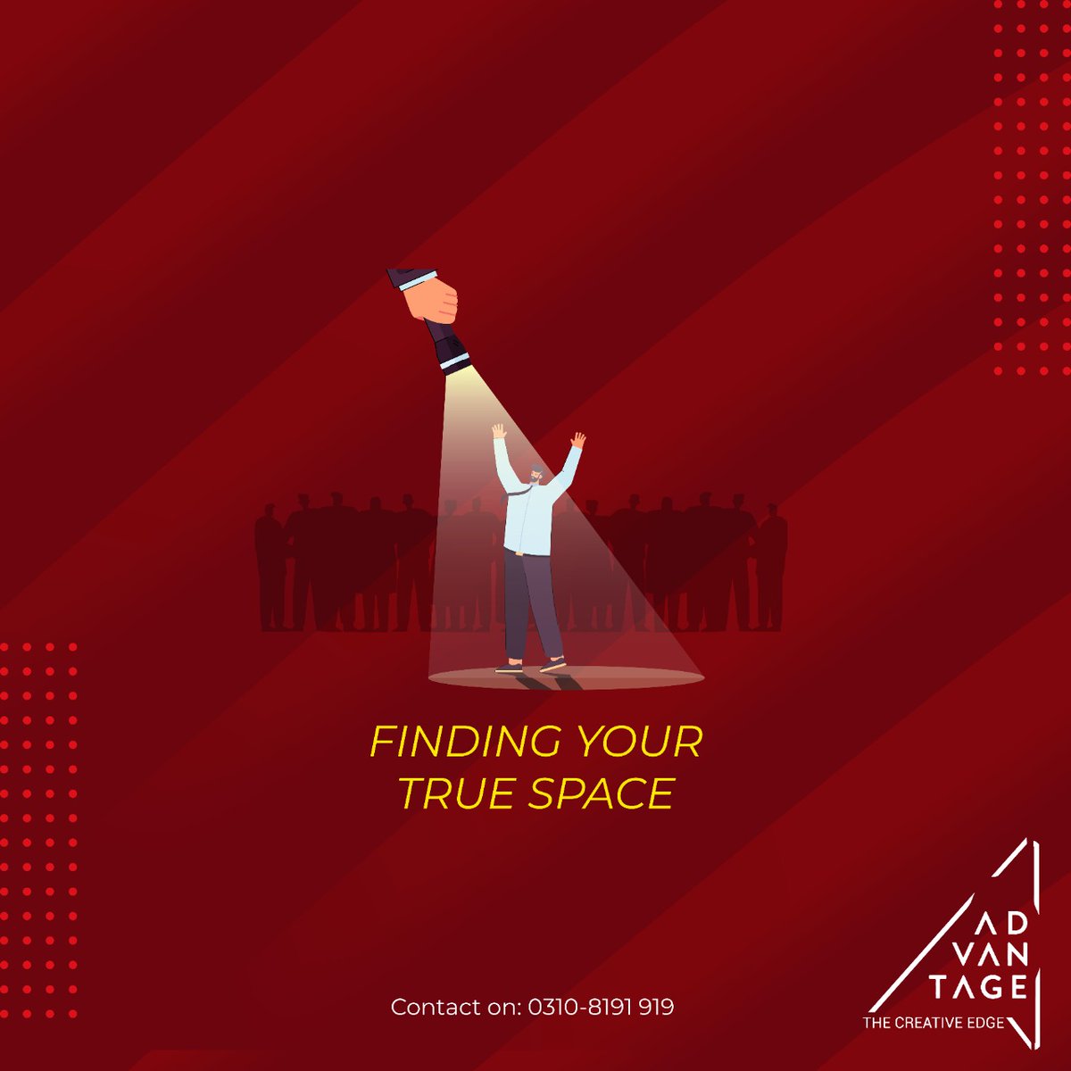 SamiaAdnanKhan's tweet photo. Advantage finding your true space in the brands market. contact us for details  0310 8191919
#advantage #TheCreativeEdge #advertising #marketing #branding https://t.co/XgtIeAbr0k