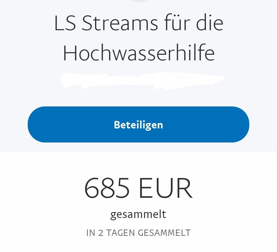 Ihr seid der Wahnsinn danke an alle die sich beteiligt haben gestern. Jeder Cent hilft. Vielen vielen Dank.
#hochwasserhilfe
#Hochwasserkatastrophe #twitch #YouTube #YouTuber #ls19 #farmingsimulator19 #GermanMediaRT
