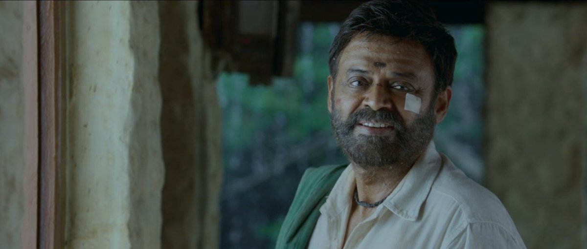 This Smile From Him @VenkyMama  In The Climax Scene...😭
I Couldn't Hold My Tears 😢
Also While Seeing Positive Reviews Rooting In I Dunno Why I Am Crying 😭
Thanks @VenkyMama Anna ❤️ You Will Always Stand High Inside Me..🙌

#Narappa #NarappaOnPrime 
#Priyamani #SrikanthAddala