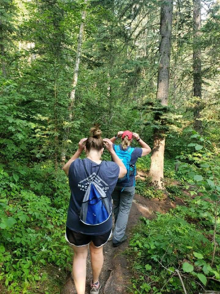 Peaker meet up in the Black Hills of South Dakota 
Heartland Prairie Peakers Brenda and Renee got together for a hike today 
<a href="/MyPeakChallenge/">My Peak Challenge</a> <a href="/SamHeughan/">Sam Heughan</a>
