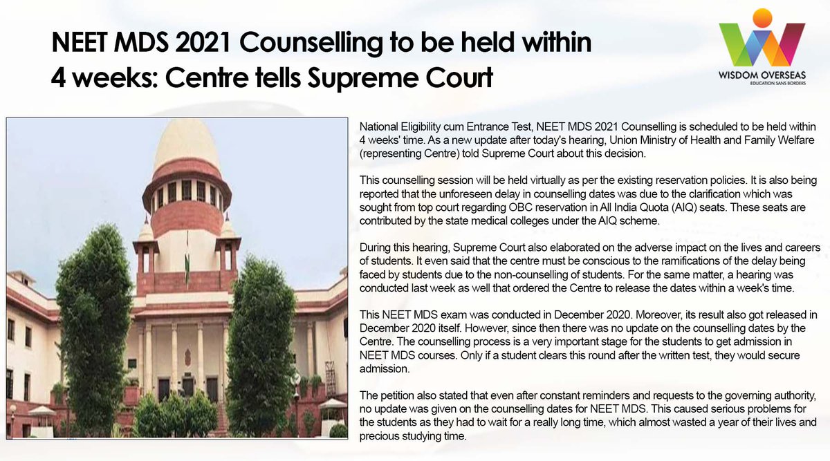 Mbbs Neet 2021 Updates By Supreme Court Mbbs Supreme Court