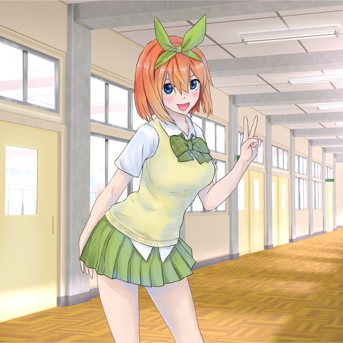 あれはいいものだっさんがTwitterに投稿した中野四葉(五等分の花嫁)のイラスト。