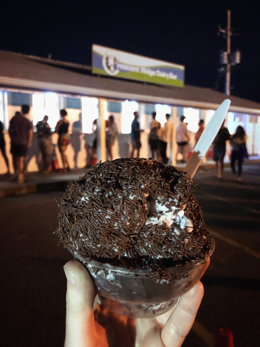 Cherry ridge ripple &amp; the best sprinkles around, made with real Guittard chocolate #summeroficecream