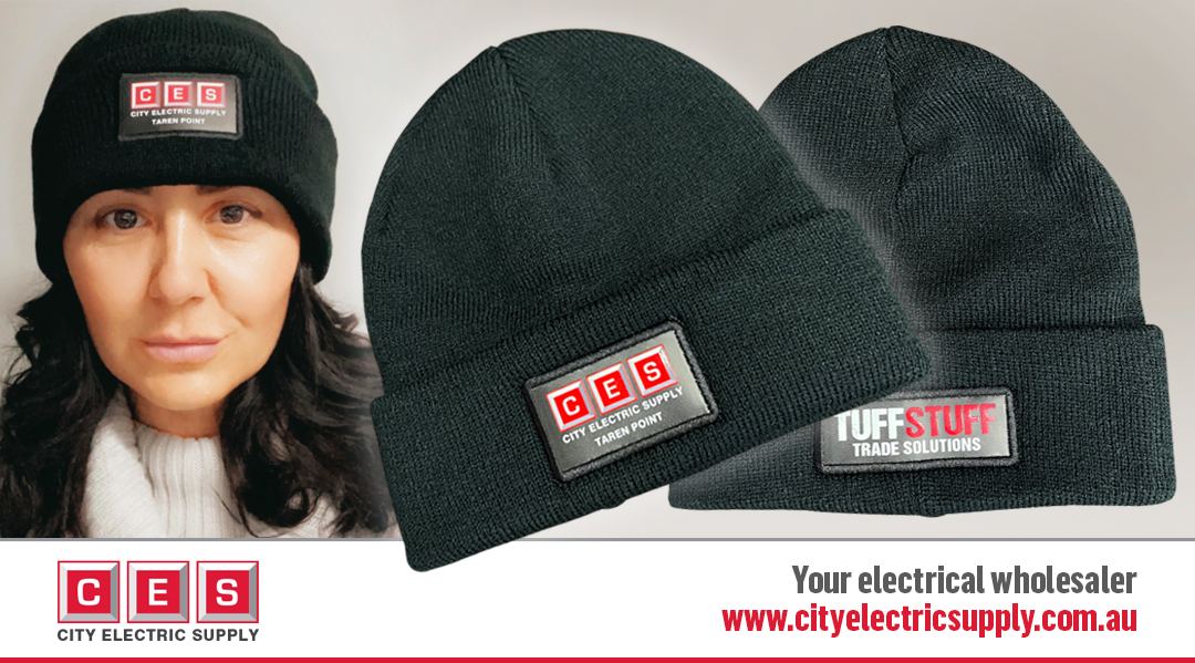 Have you seen the new CES Taren Point Beanies ??
Sponsored by Sean at “Tuff Stuff” these little head warmers are flying out of the door. Grab yours along with your next purchase, only at CES Taren Point while stocks last!
#Electricalwholesaler #sparky #shire #sutherlandshire
