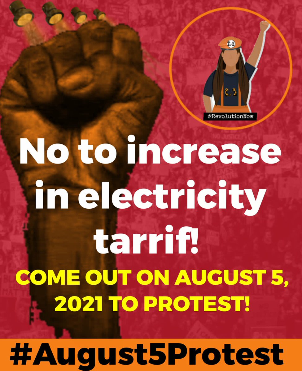 NO TO BAN OF ELECTRONIC TRANSMISSION OF ELECTION RESULTS. AUGUST 5TH PROTEST IS VERY NECCESSARY✊🏿🇳🇬 #RevolutionNow