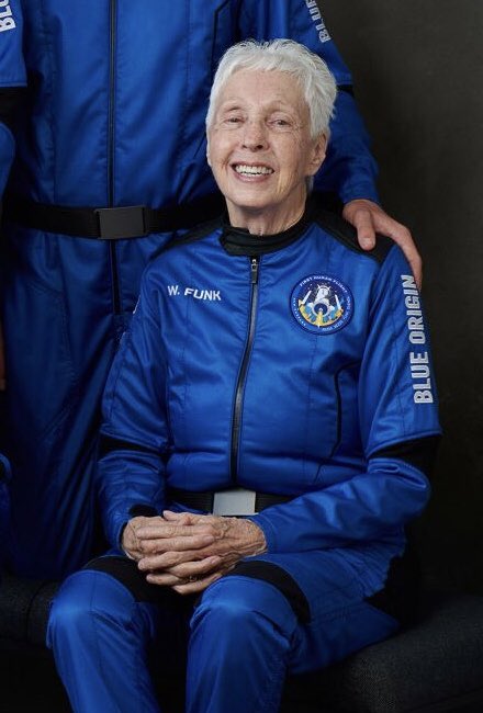 Laur_Ly's tweet image. Can we all just take (another) minute to appreciate Wally Funk?