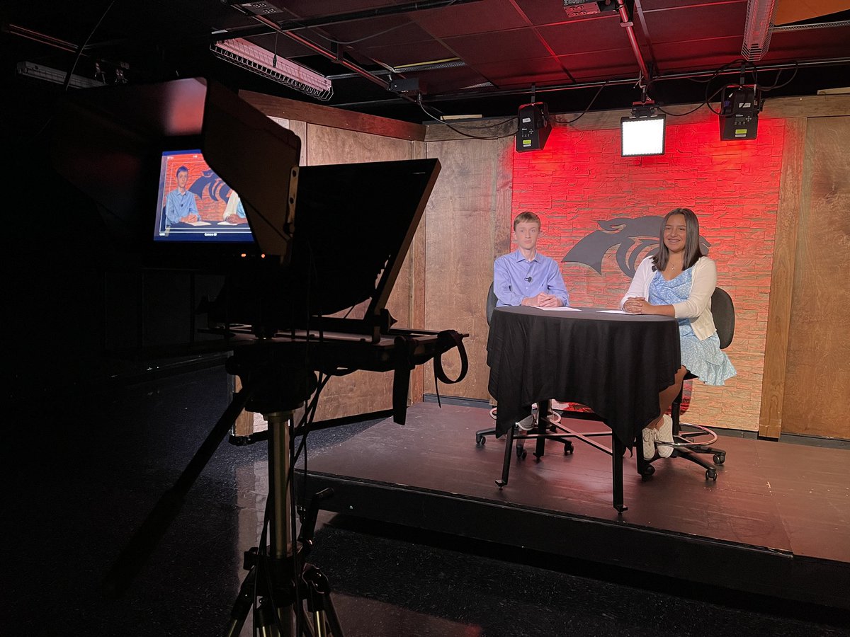 They handled it like pros! Bianca and Matthew starred in the <a href="/juniorhighnorth/">CJHN</a> <a href="/CJHSPanthers/">Cabot Jr High South</a> Back to School video! You’ll get to see their debut this week. The video has great information for our junior high students! Be watching!