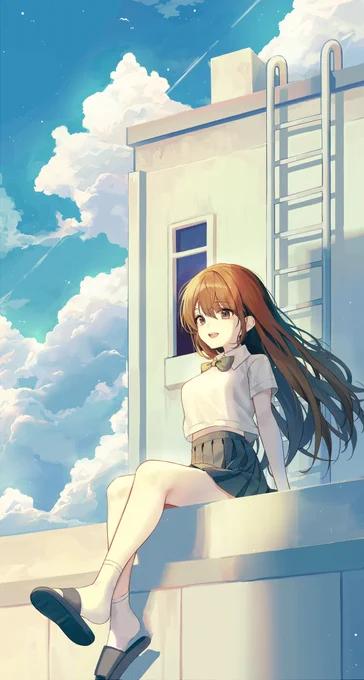 屋上の空 