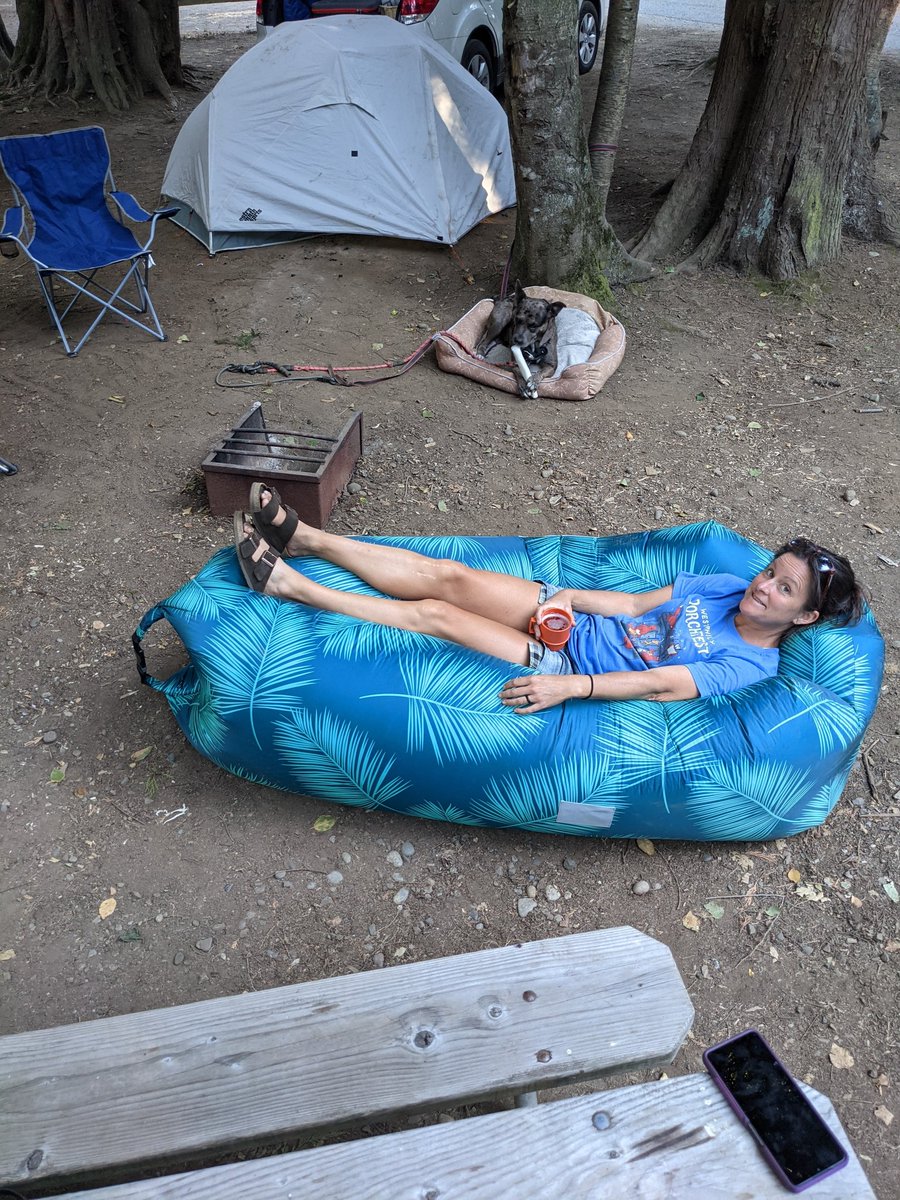 ae_glazier's tweet photo. Last campsite in the lower 48! Tomorrow, Canada! And onward to @pwsc_alaska #valdezalaska (I'm pictured here with my field work TA for Biota of Alaska) https://t.co/MS23ce6E9n
