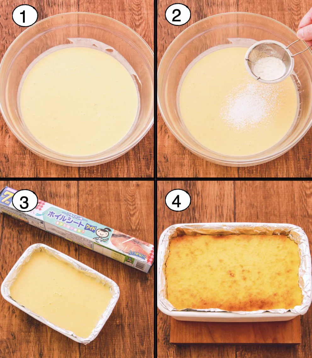バナナが余ったら作ってほしい！混ぜて焼くだけで絶品濃厚チーズケーキが完成！