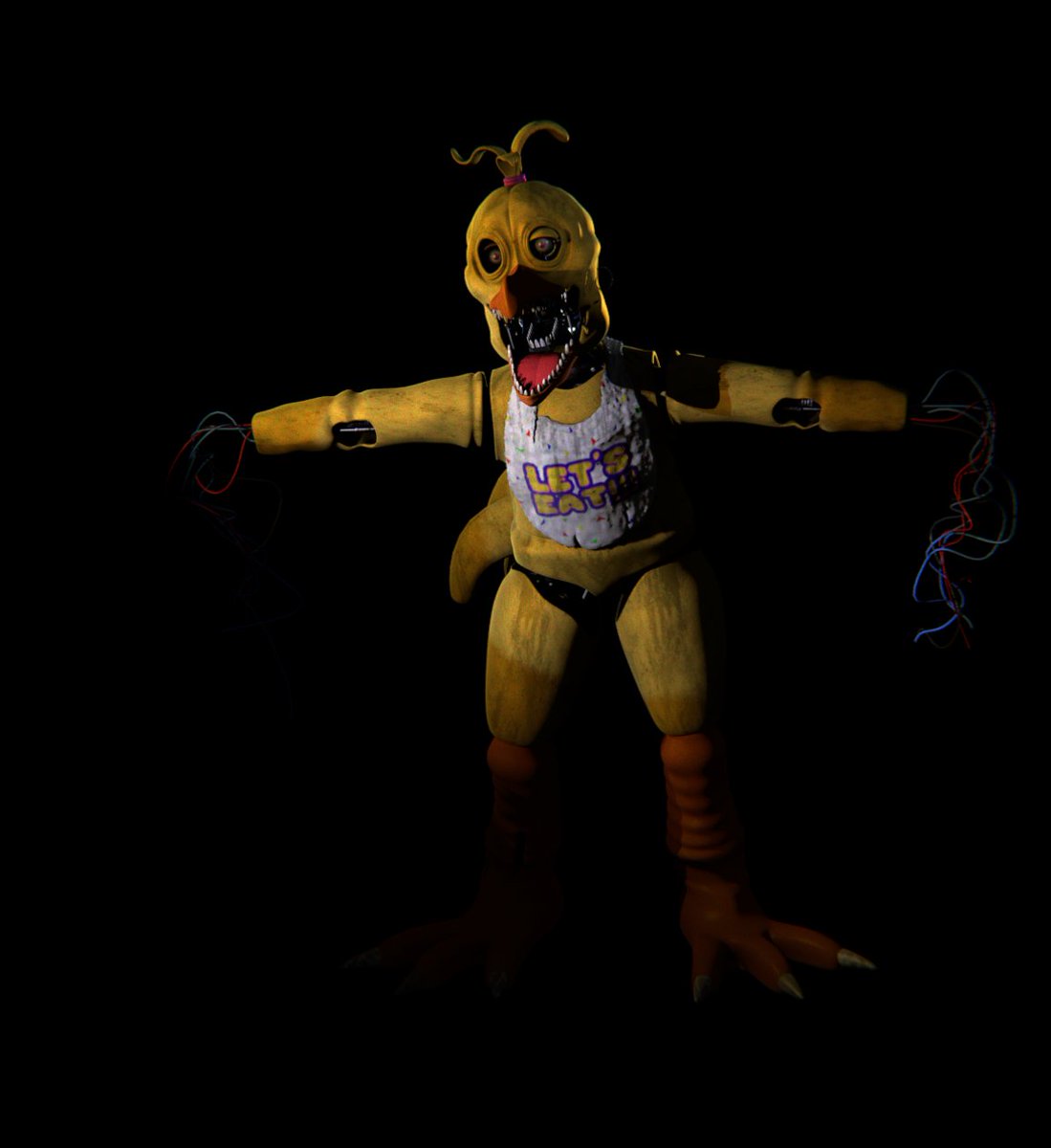 Broken Jaws - Withered Chica - Friday Night Funkin' Vs. FNAF 2 OST